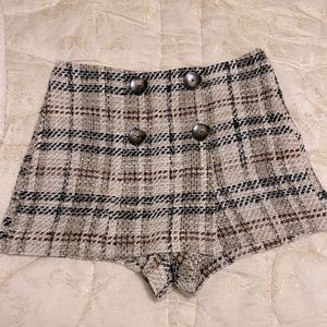 Zara Tweed Skort size XL